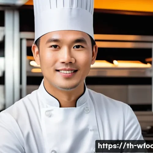 양식조리사 경력 쌓기 위한 추천 레스토랑 - A high-end fine dining kitchen scene in Thailand, featuring professional chefs in crisp white unifor...