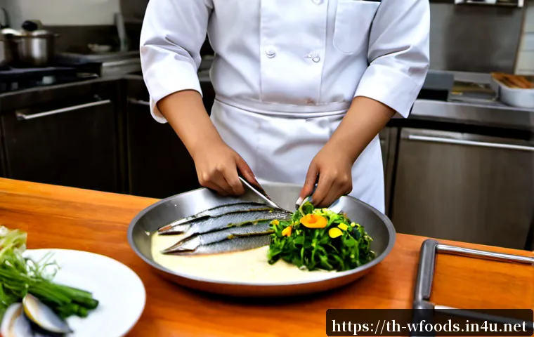 양식조리 자격증 필수 레시피 정리 - Photorealistic culinary certification practice scene in a professional Thai culinary school kitchen,...